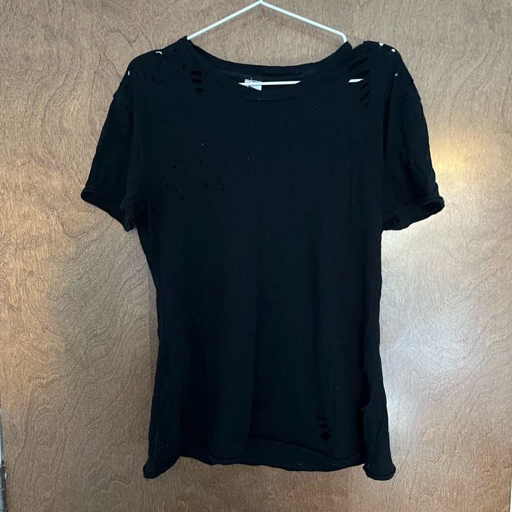 A/OK - distressed t shirt